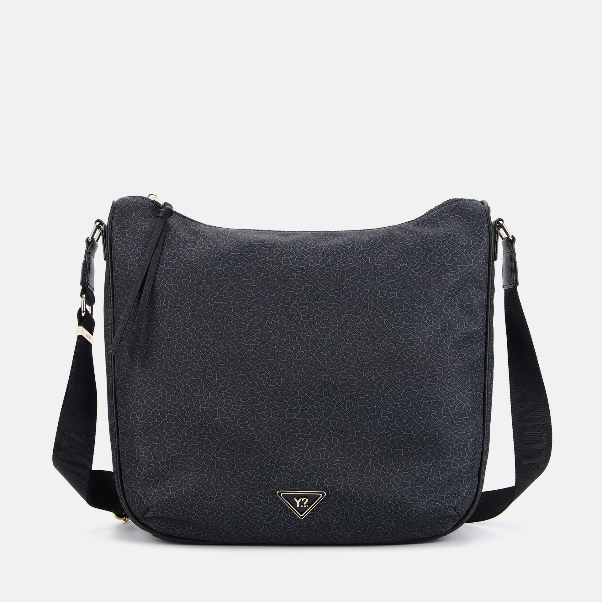 YNot Ynot? Cloud Borsa Hobo Donna Black Borsa Hobo da donna