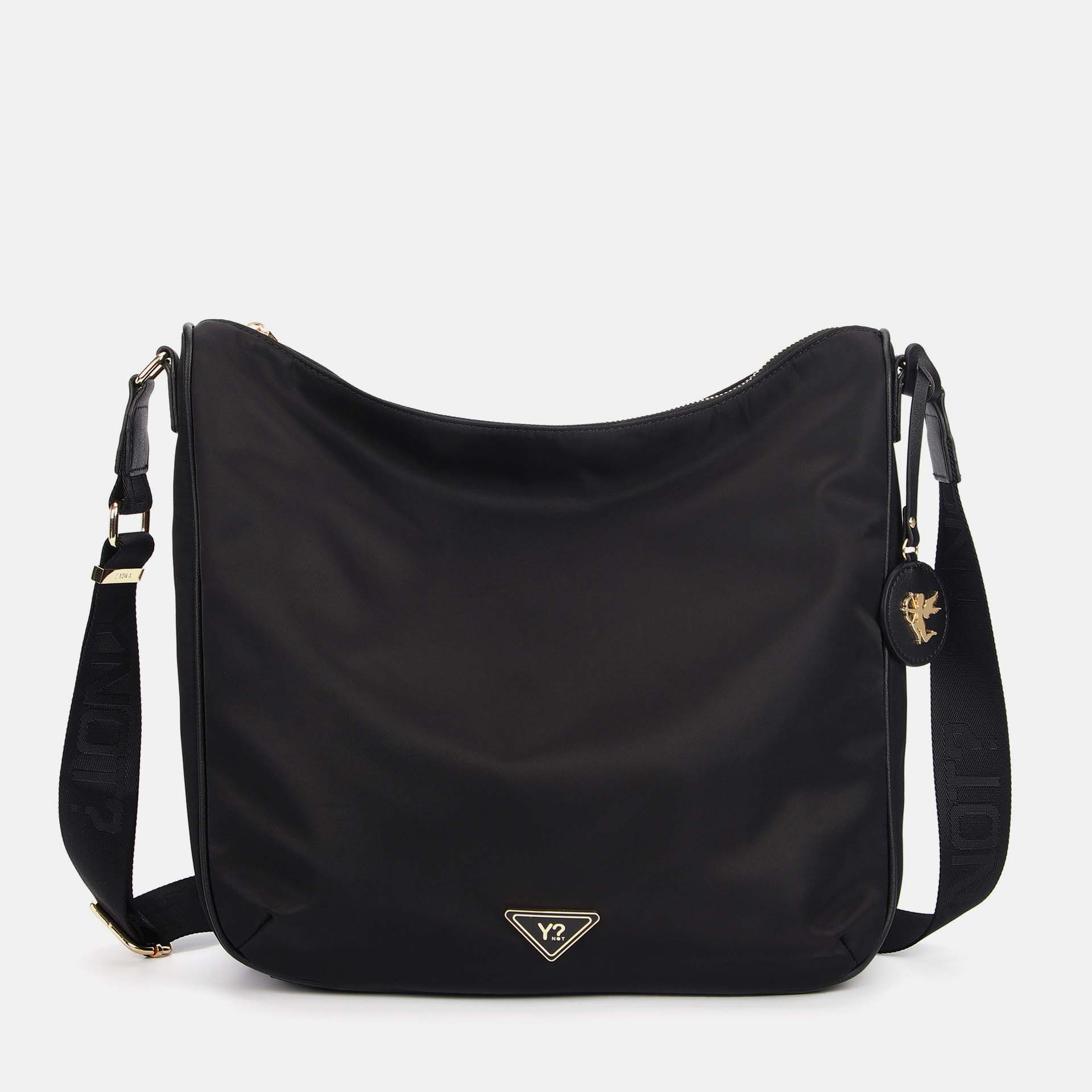 YNot Ynot? Cloud Borsa Hobo Donna Nero S Borsa Hobo da donna