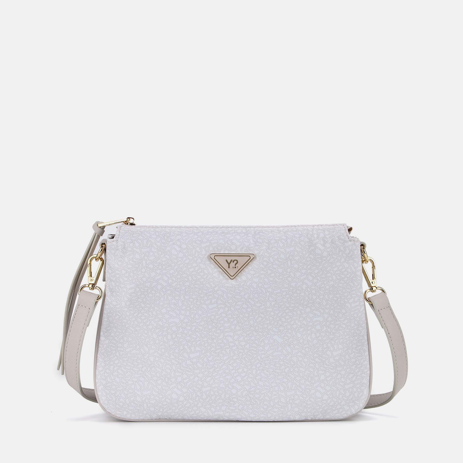 YNot Ynot? Cloud Borsa A Tracolla Donna White Borsa a Tracolla da donna