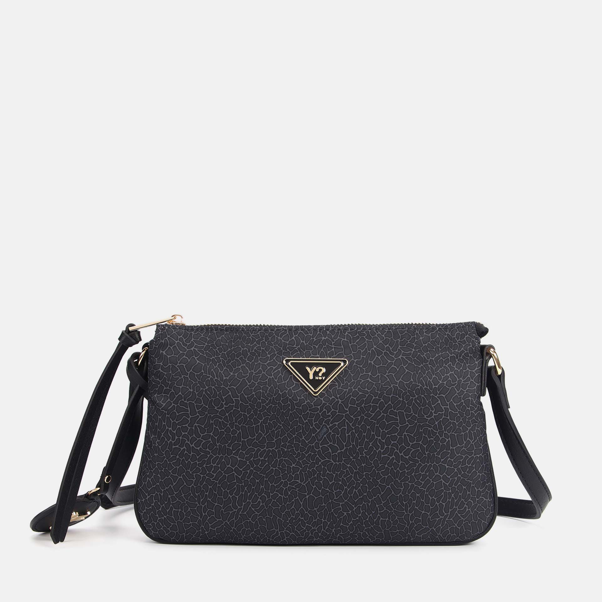 YNot Ynot? Cloud Borsa A Tracolla Donna Black Borsa a Tracolla da donna