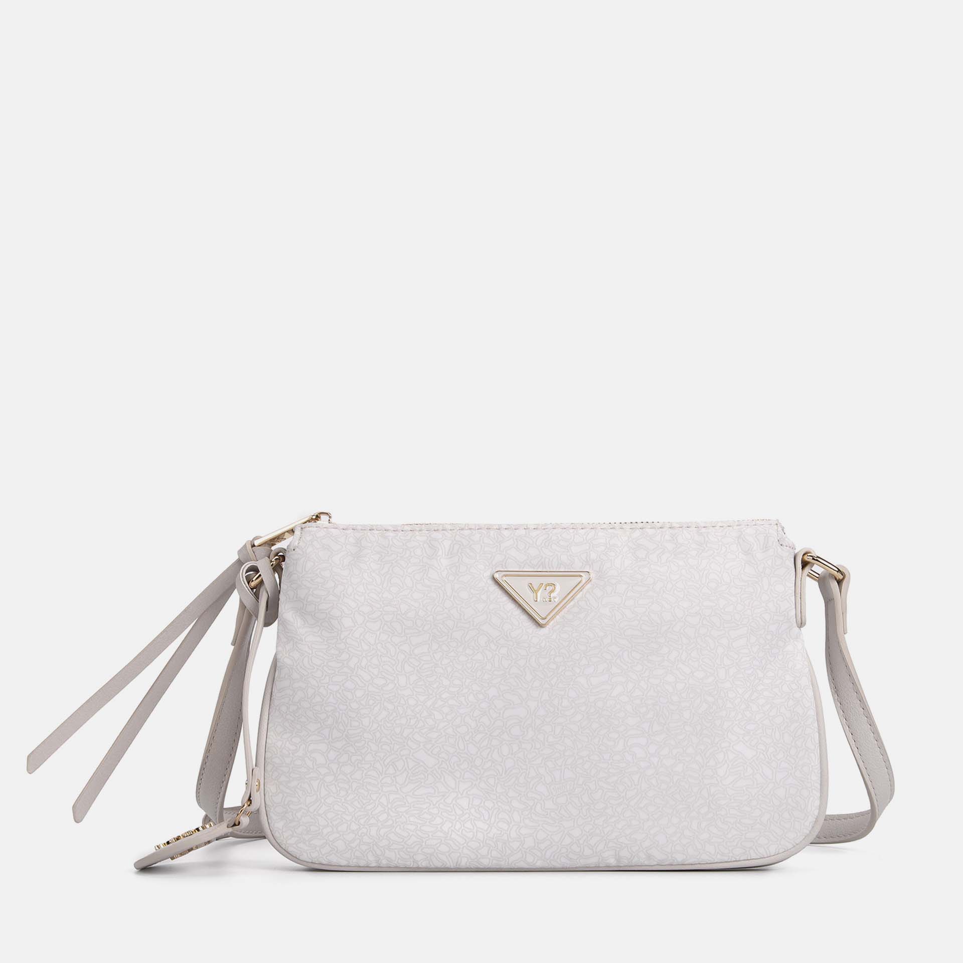 YNot Ynot? Cloud Borsa A Tracolla Donna White Borsa a Tracolla da donna