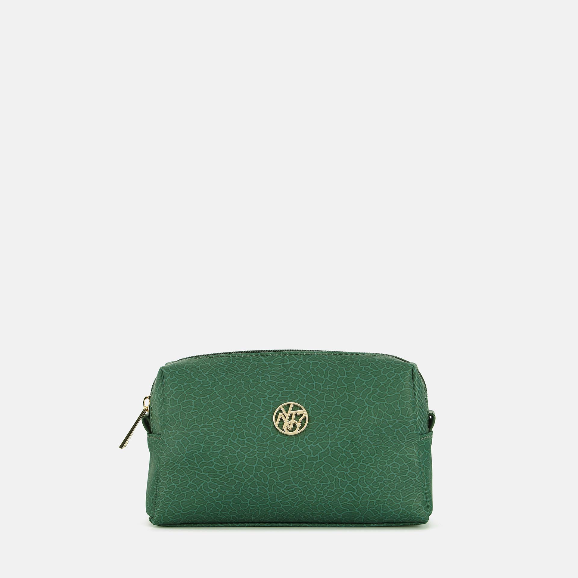 YNot Ynot? Beauty Case Cloud In Tessuto Logato Verde Beauty case da donna