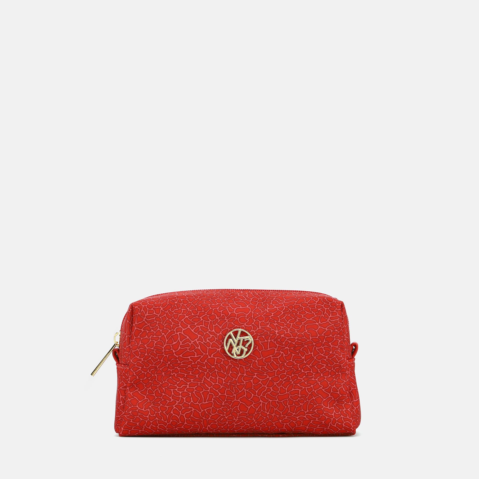 YNot Ynot? Beauty Case Cloud In Tessuto Logato Rosso Beauty case da donna