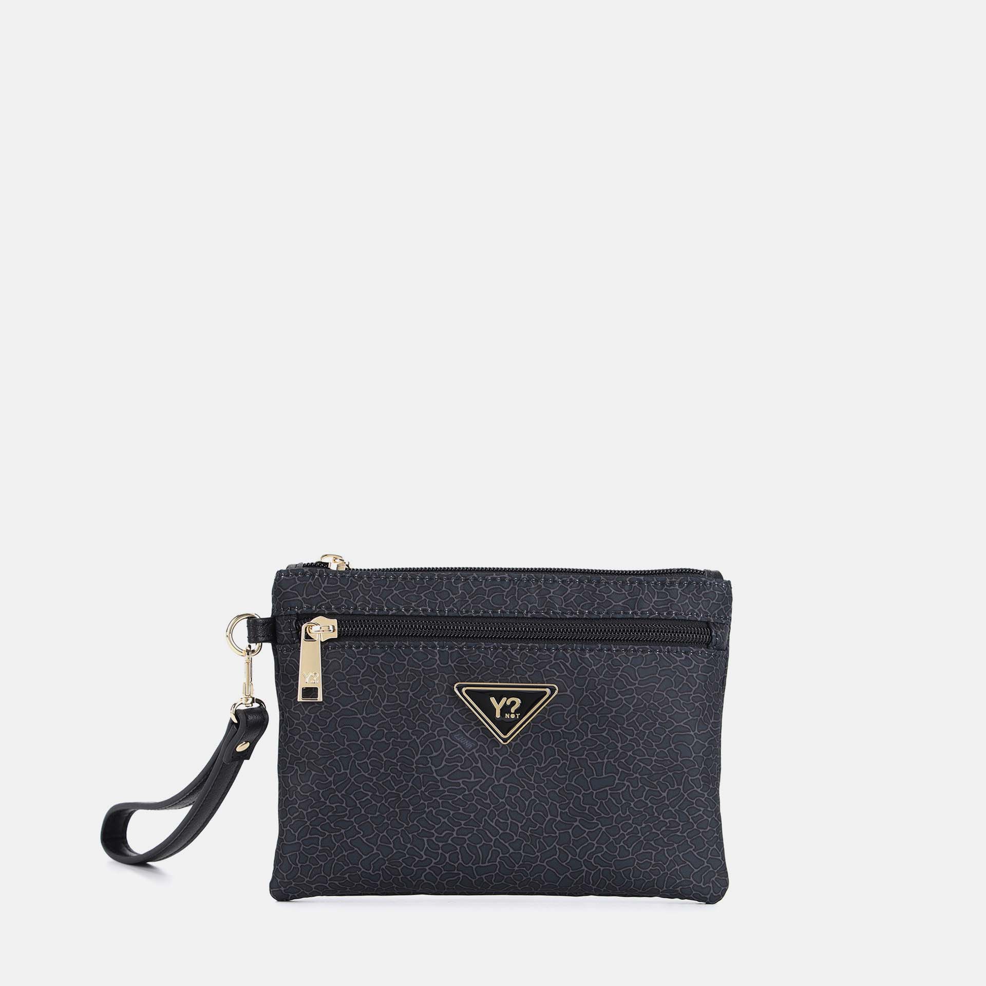 YNot Ynot? Cloud Pochette Donna Black Borsa a Mano da donna