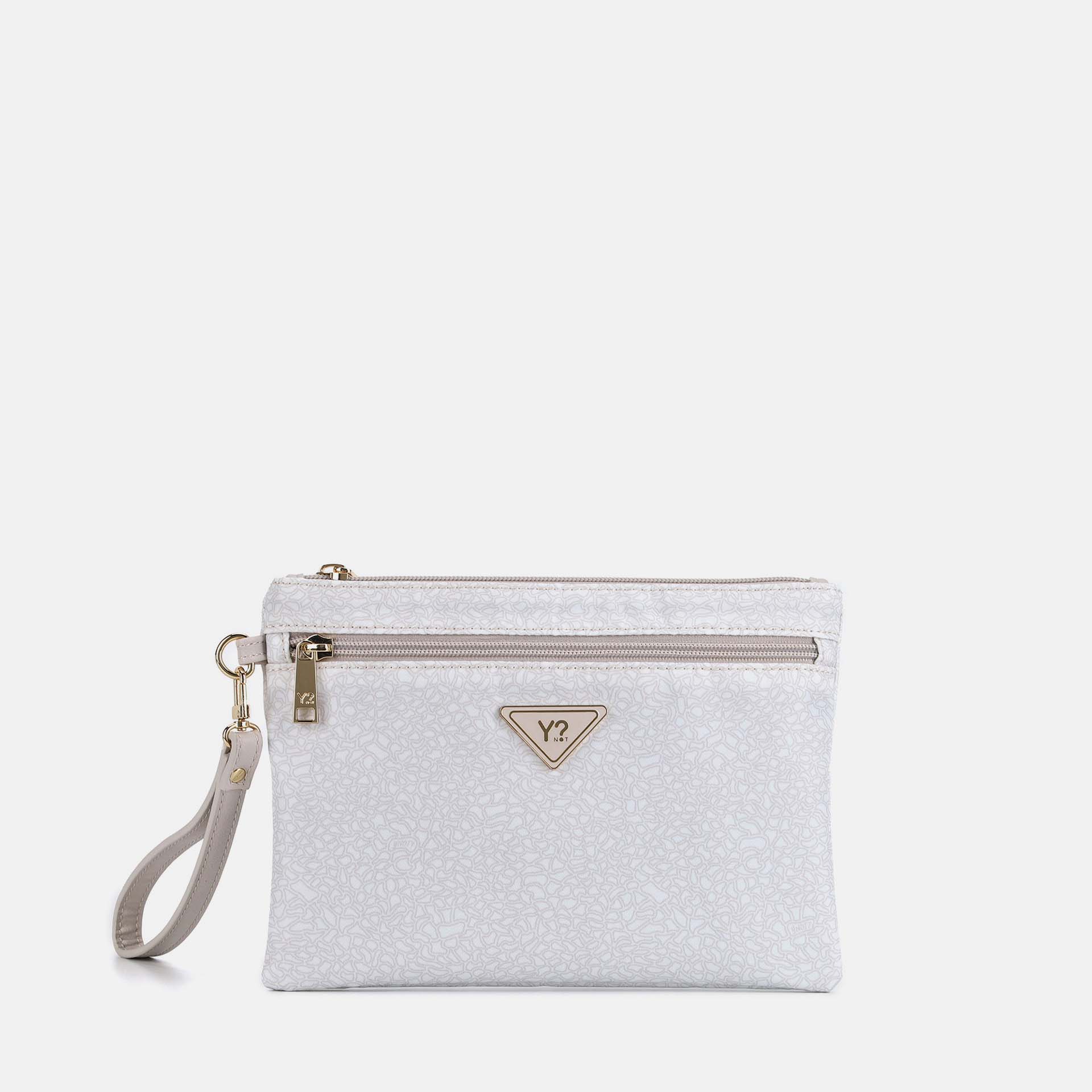 YNot Ynot? Cloud Pochette Donna White Borsa a Mano da donna