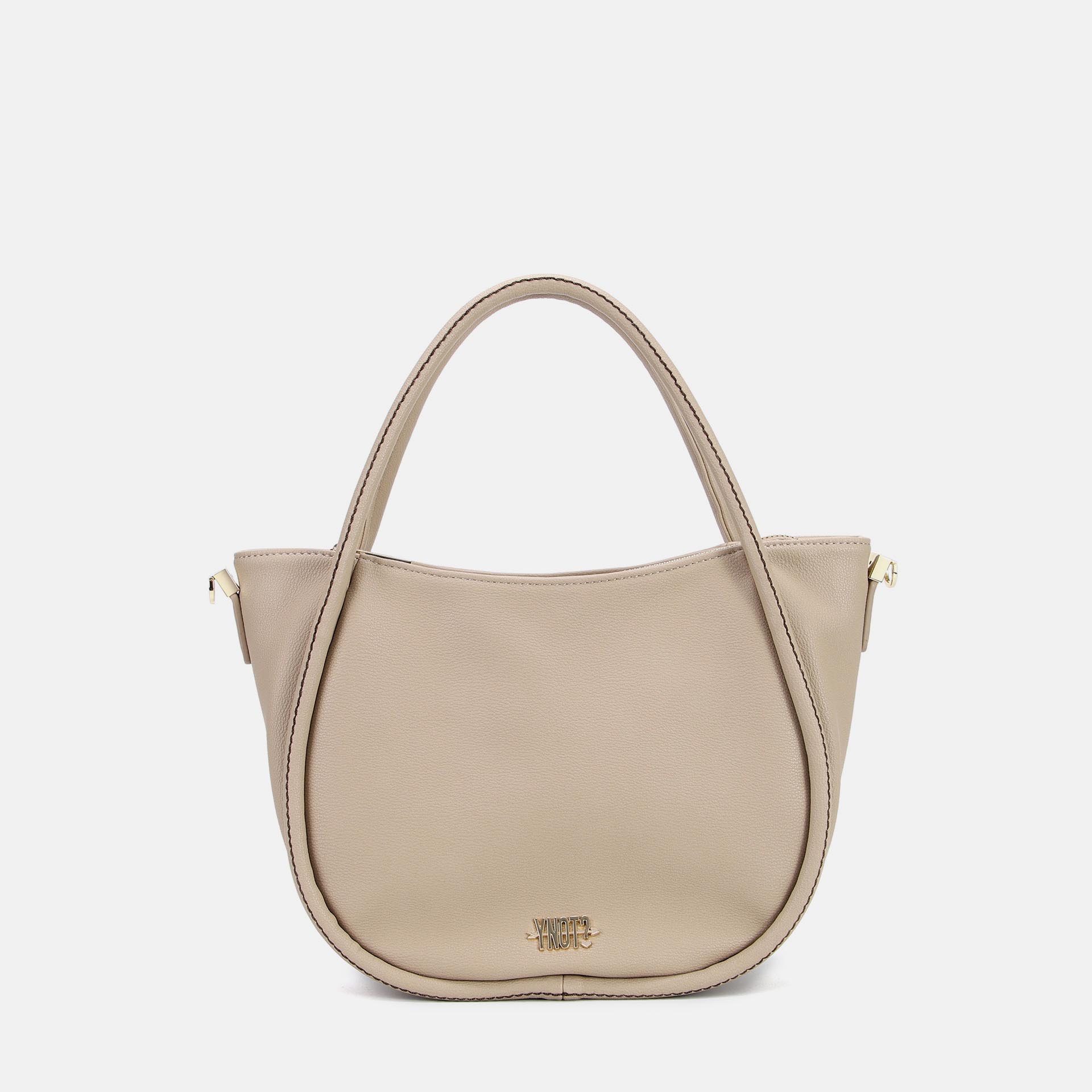 Ynot? Borsa Tote Small Fantasy Similpelle Almond