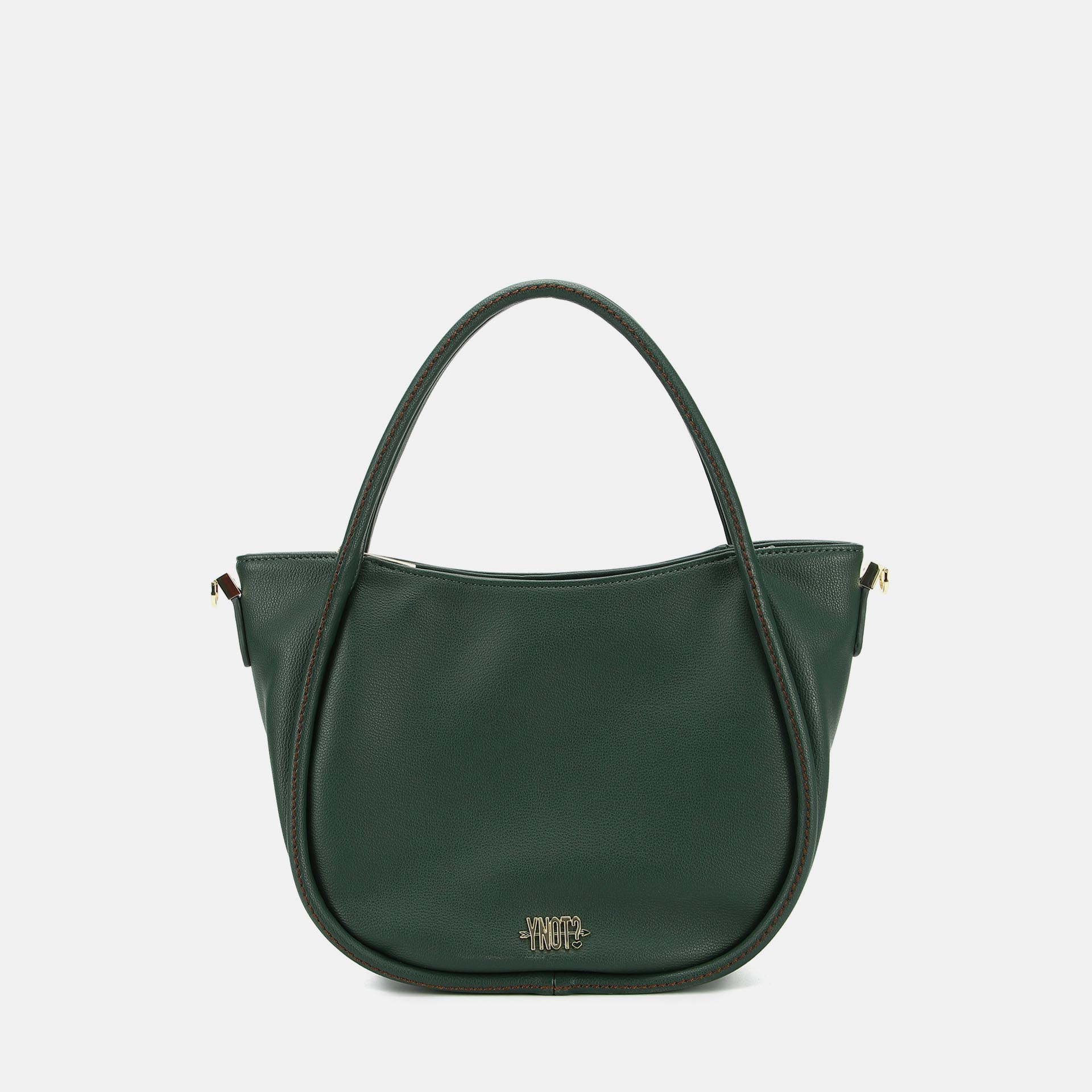Ynot? Borsa Tote Small Fantasy Similpelle Verde