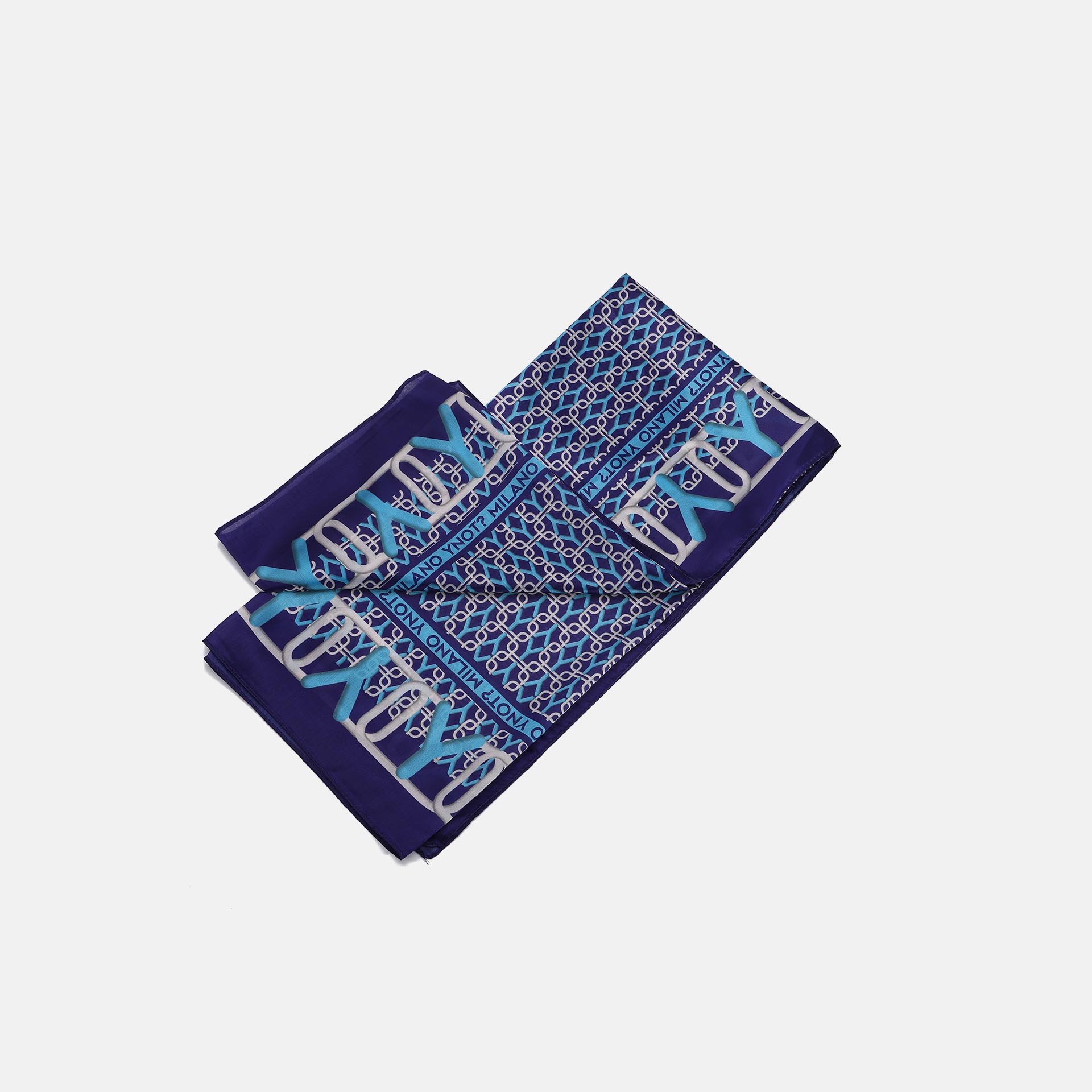 Ynot? Foulard Donna Elegante FLD180S5 Blu