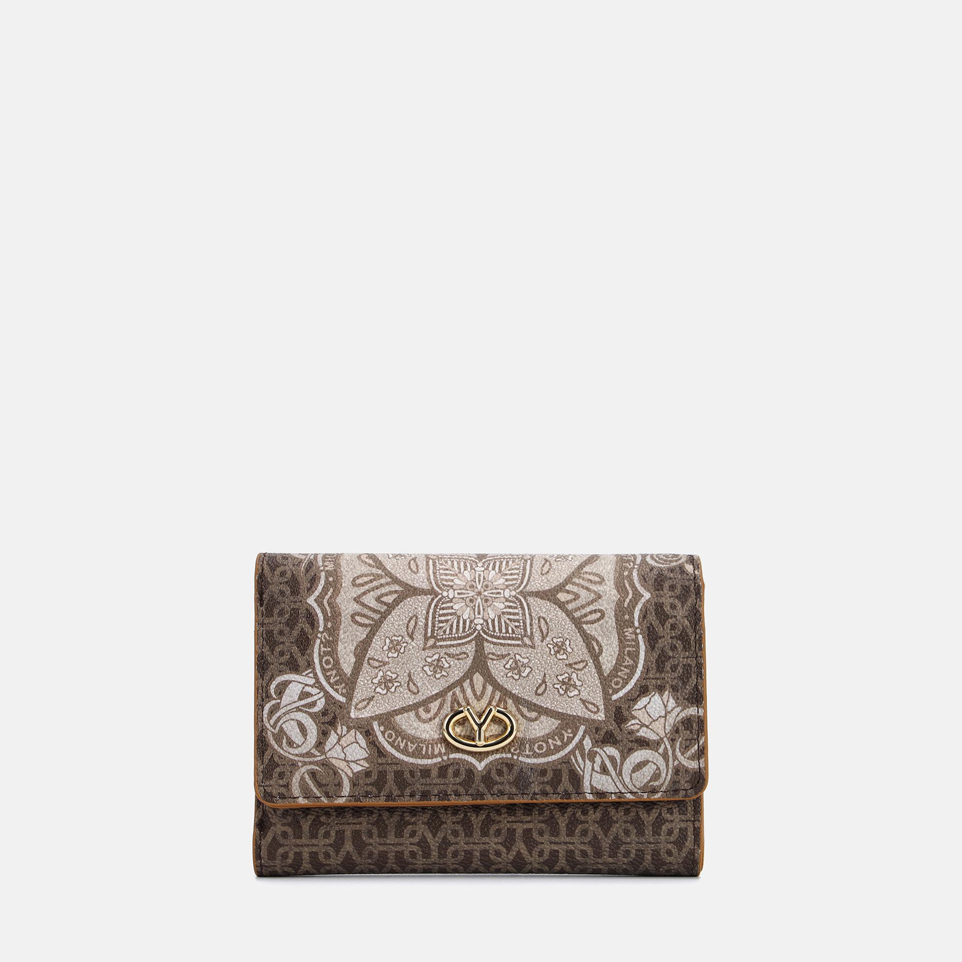 Ynot? Potrafogli Stampa Flower   Choco