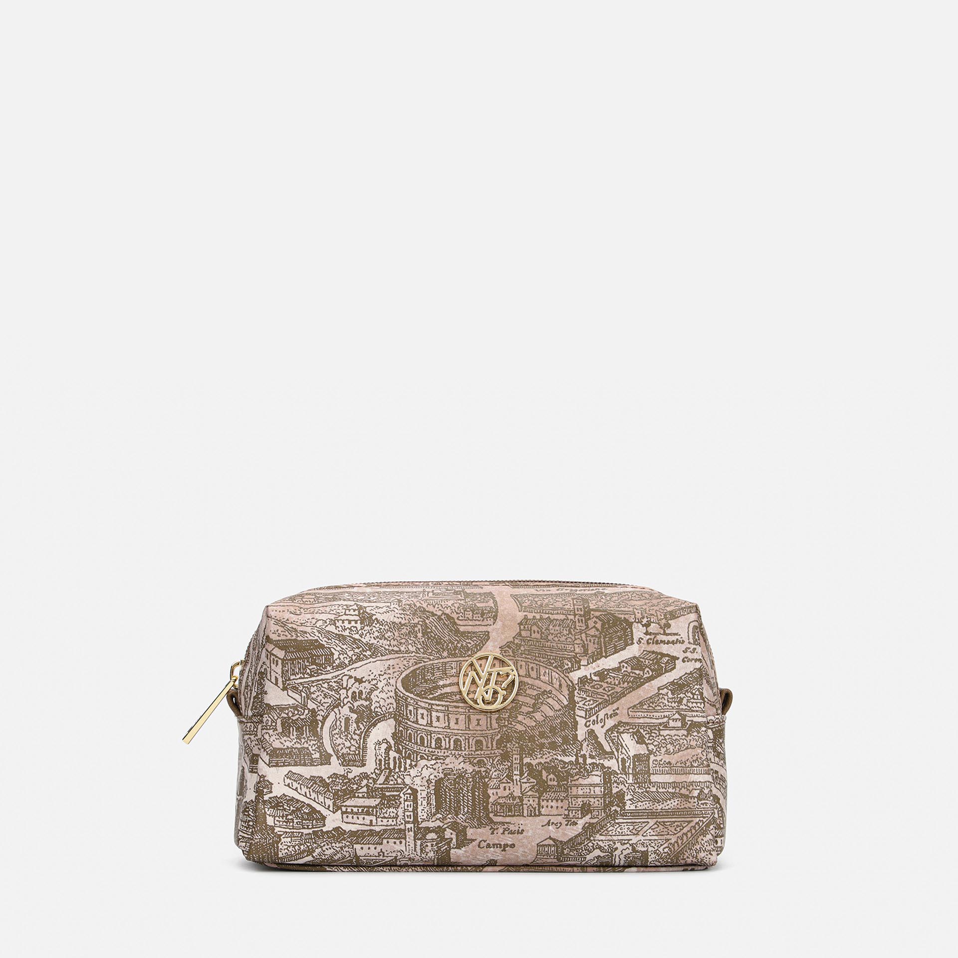 YNot Ynot? Beauty Case Gum Fantasia Città Marrone Beauty case da donna