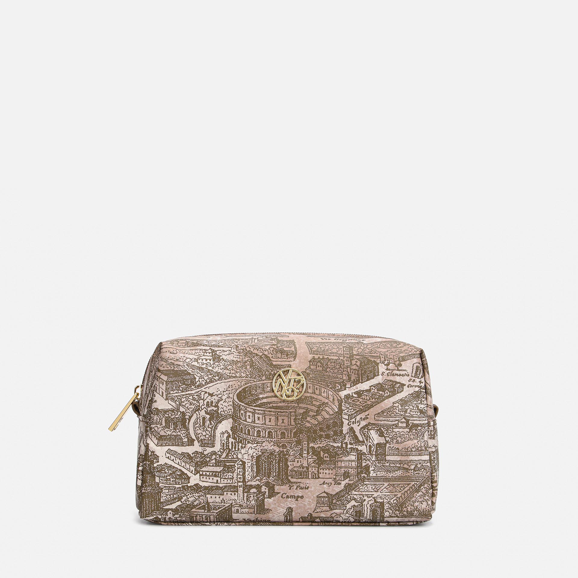 YNot Ynot? Beauty Case Gum Fantasia Città Marrone Beauty case da donna