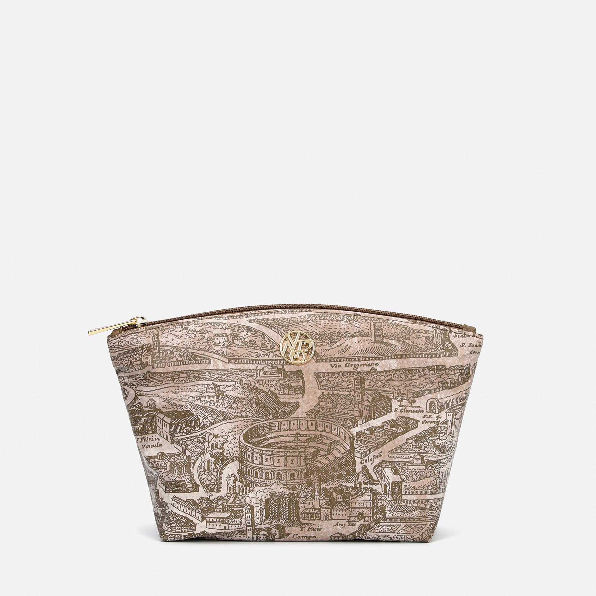 YNot Ynot? Beauty Case Gum Fantasia Città Marrone Beauty case da donna