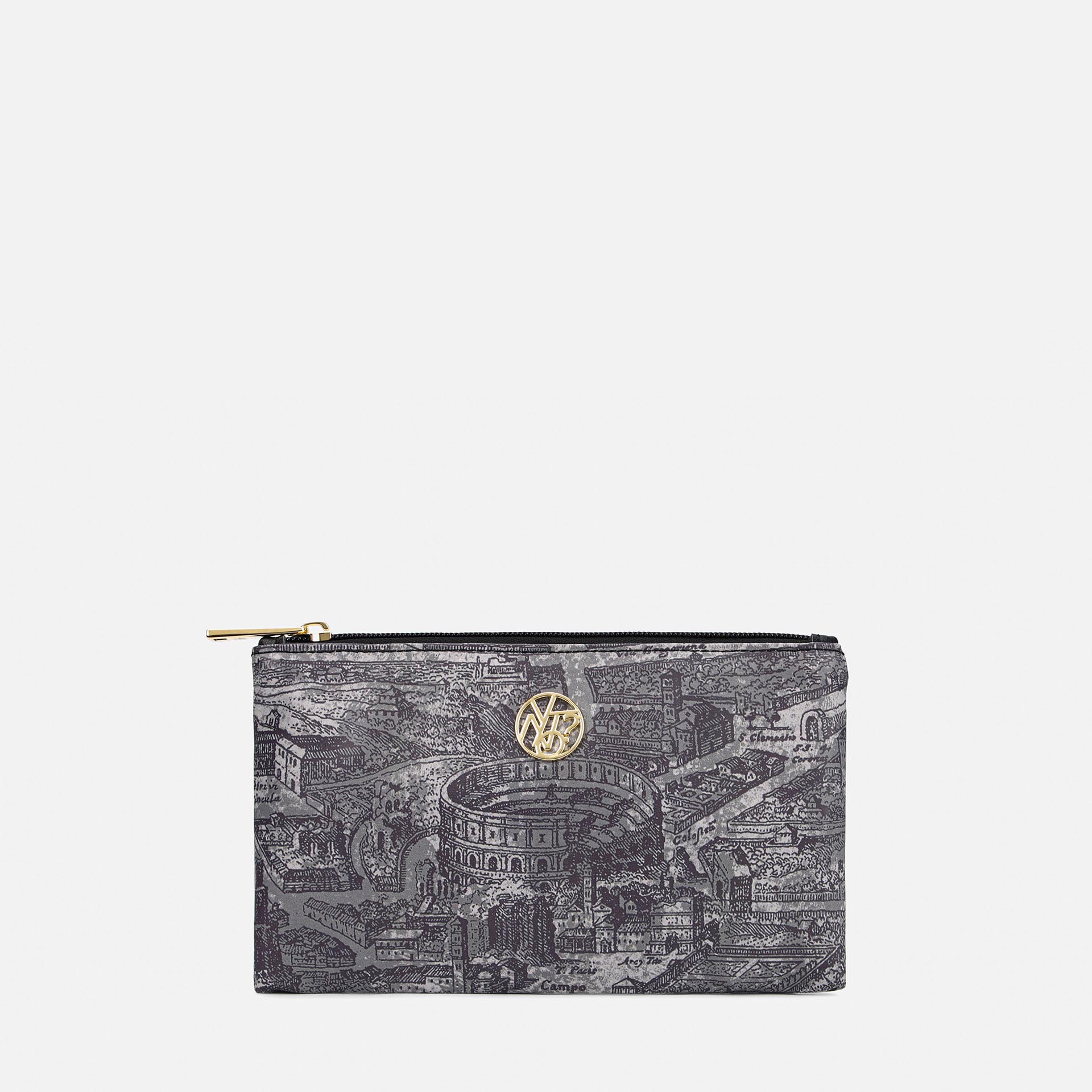 YNot Ynot? Beauty Case Gum Fantasia Città Grey Borsa a Mano da donna