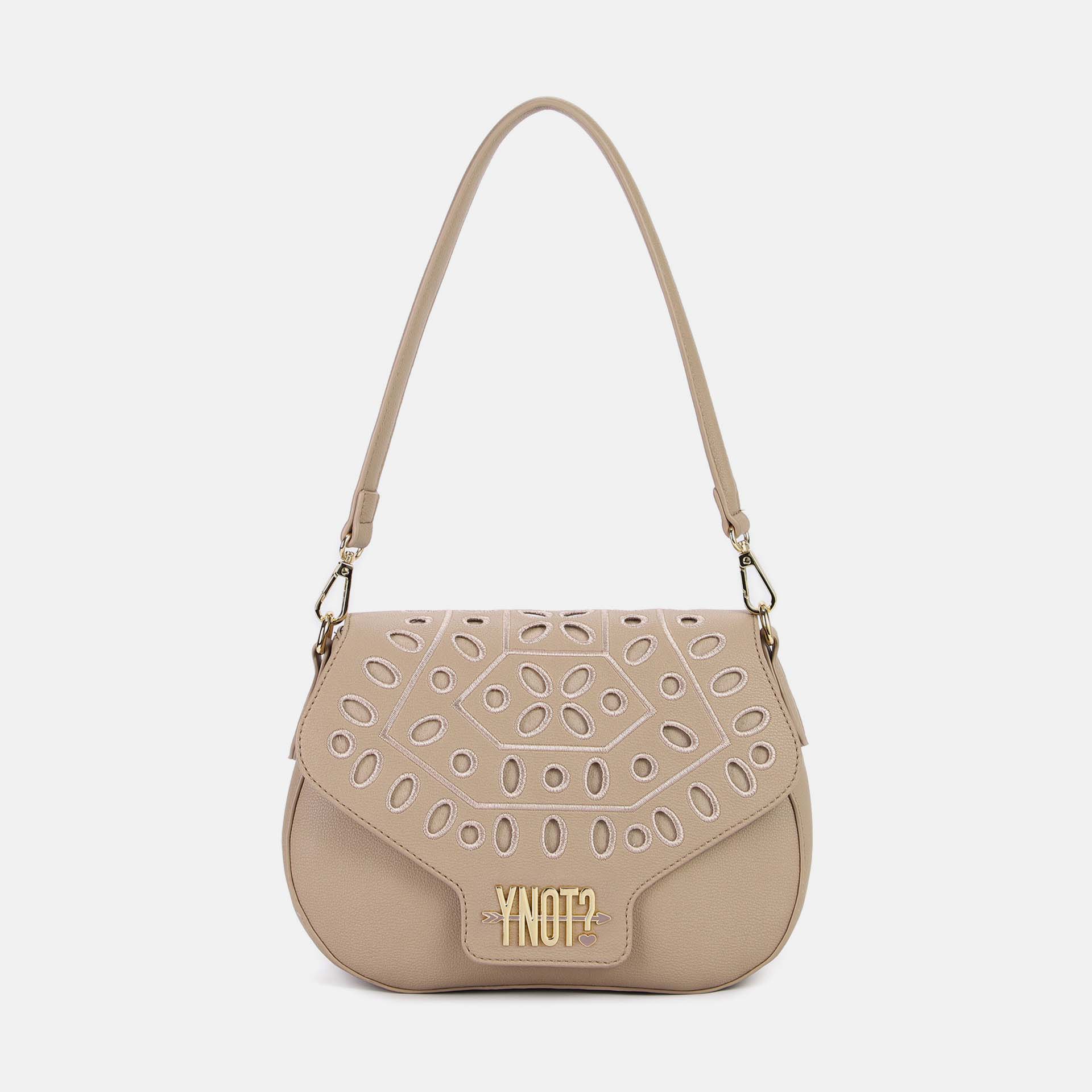YNot Ynot? Martha Borsa A Spalla Donna  Almond Postina da donna