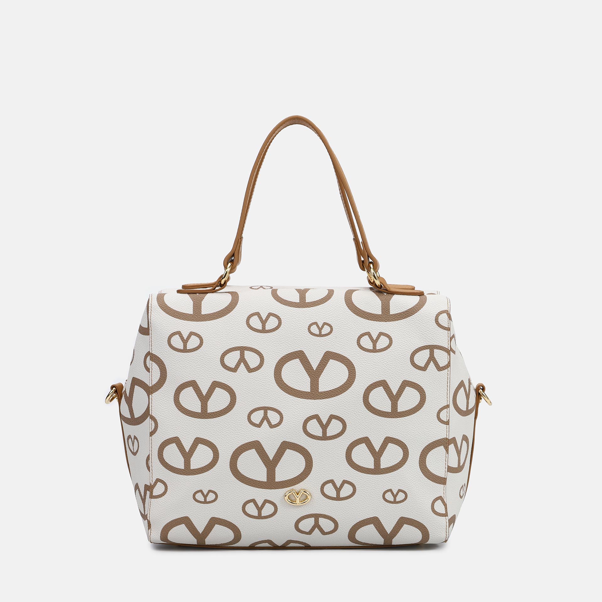 YNot Ynot? Bauletto Logo Matilda   Beige Borsa Bauletto da donna