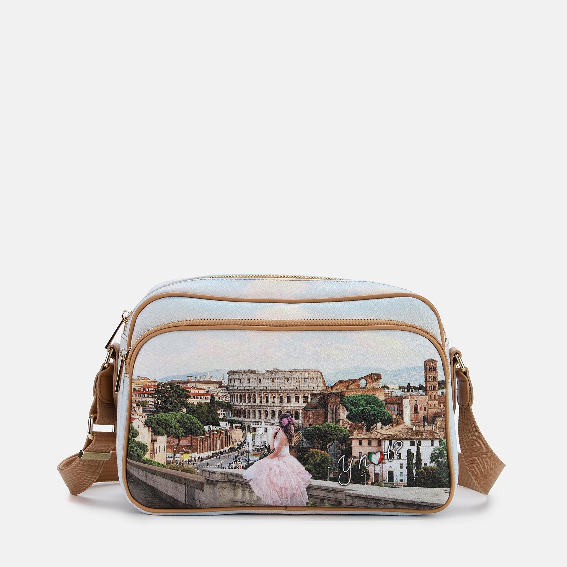 Ynot? Borsa A Tracolla Yes Bag Stampa Città Anlight Beauty
