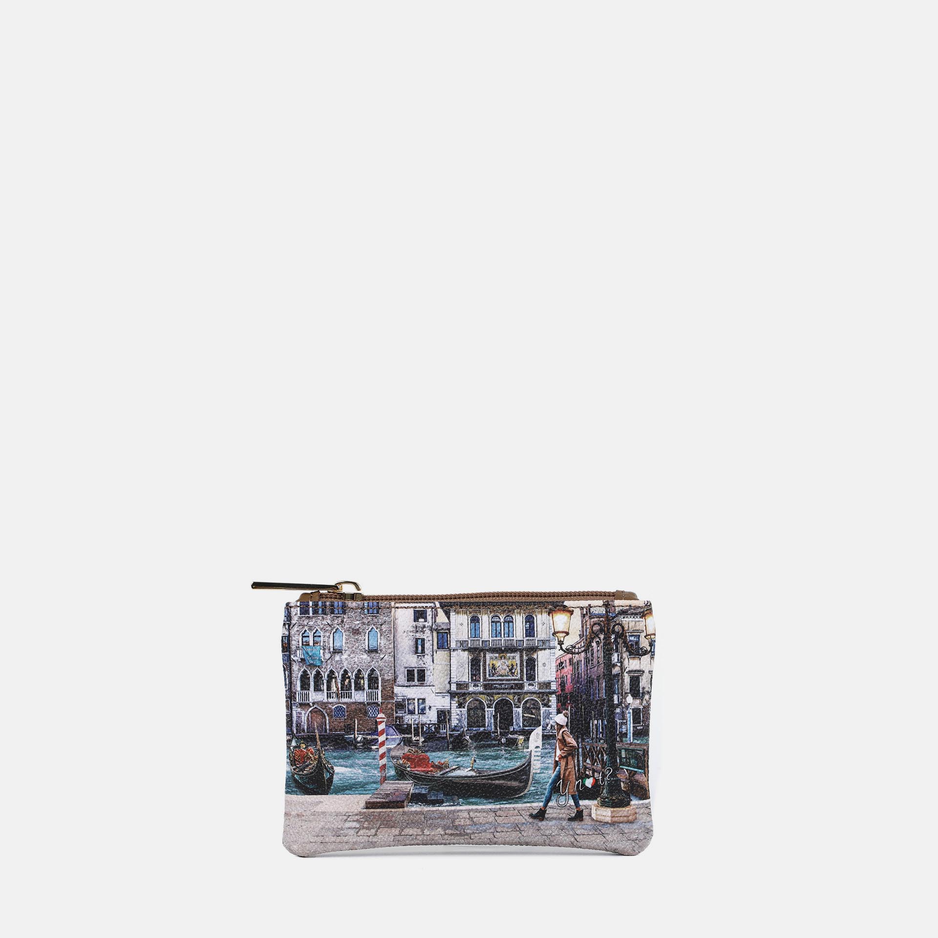 YNot Ynot? Beauty Case  Small Yes Bag Stampa Città Blue Lagoon Borsa a Mano da donna