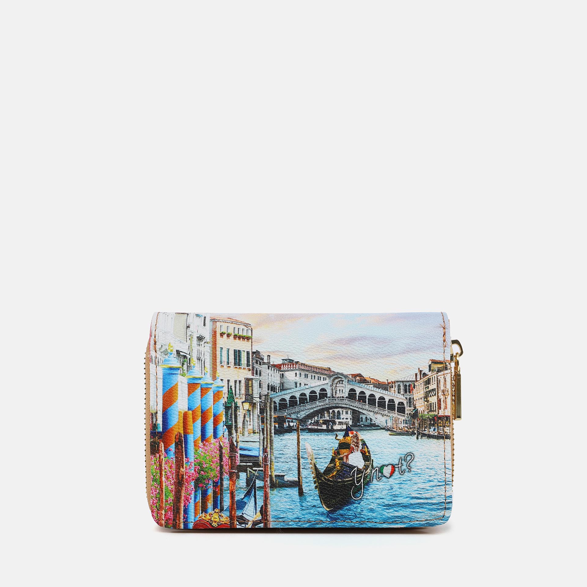 Ynot? Portafogli Yes Bag Stampa Città Dream In Venice