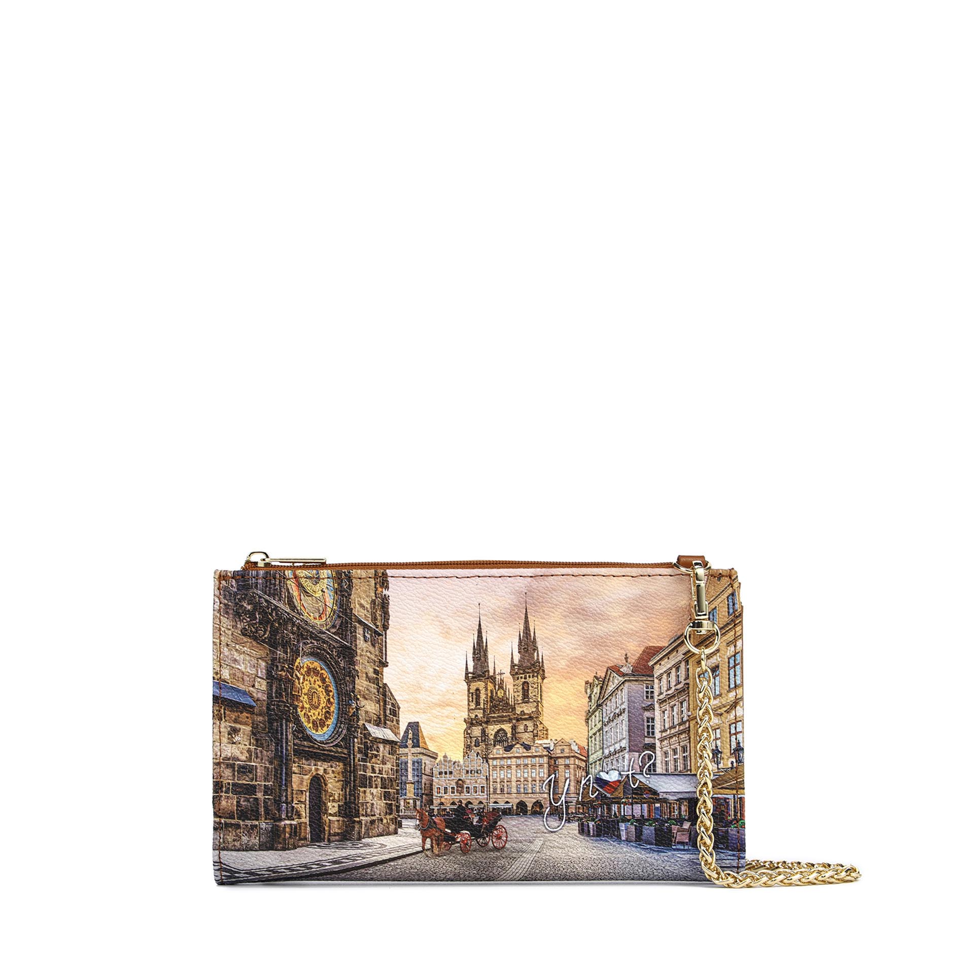 YNot Ynot? Portafogli Yes Bag Stampa Città Astro Clock Portafogli da donna