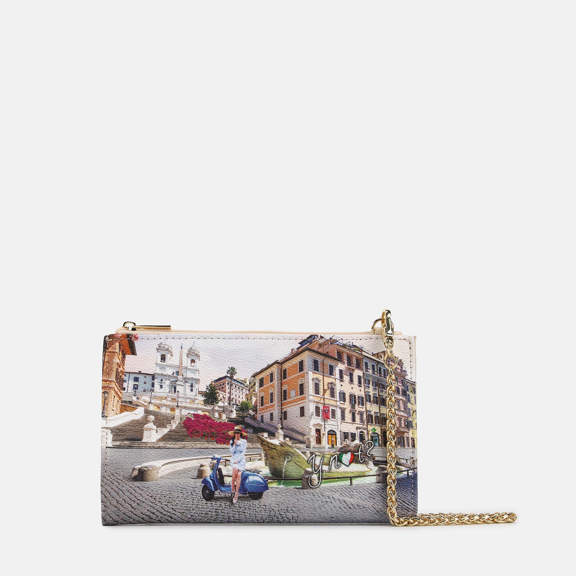 Ynot? Portafogli Yes Bag Stampa Città Vacanza Romana