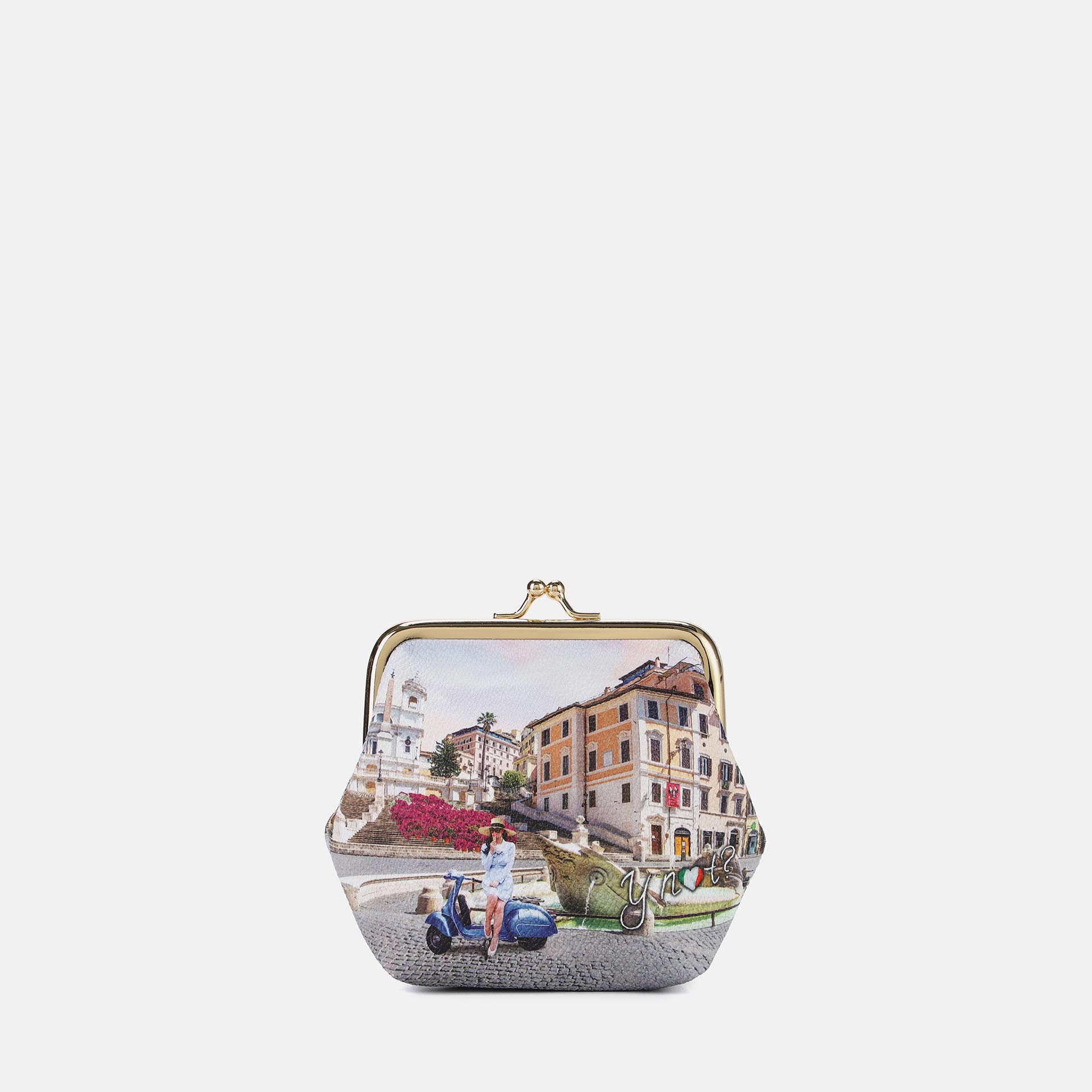 Ynot? Portafogli Yes Bag Stampa Città Vacanza Romana