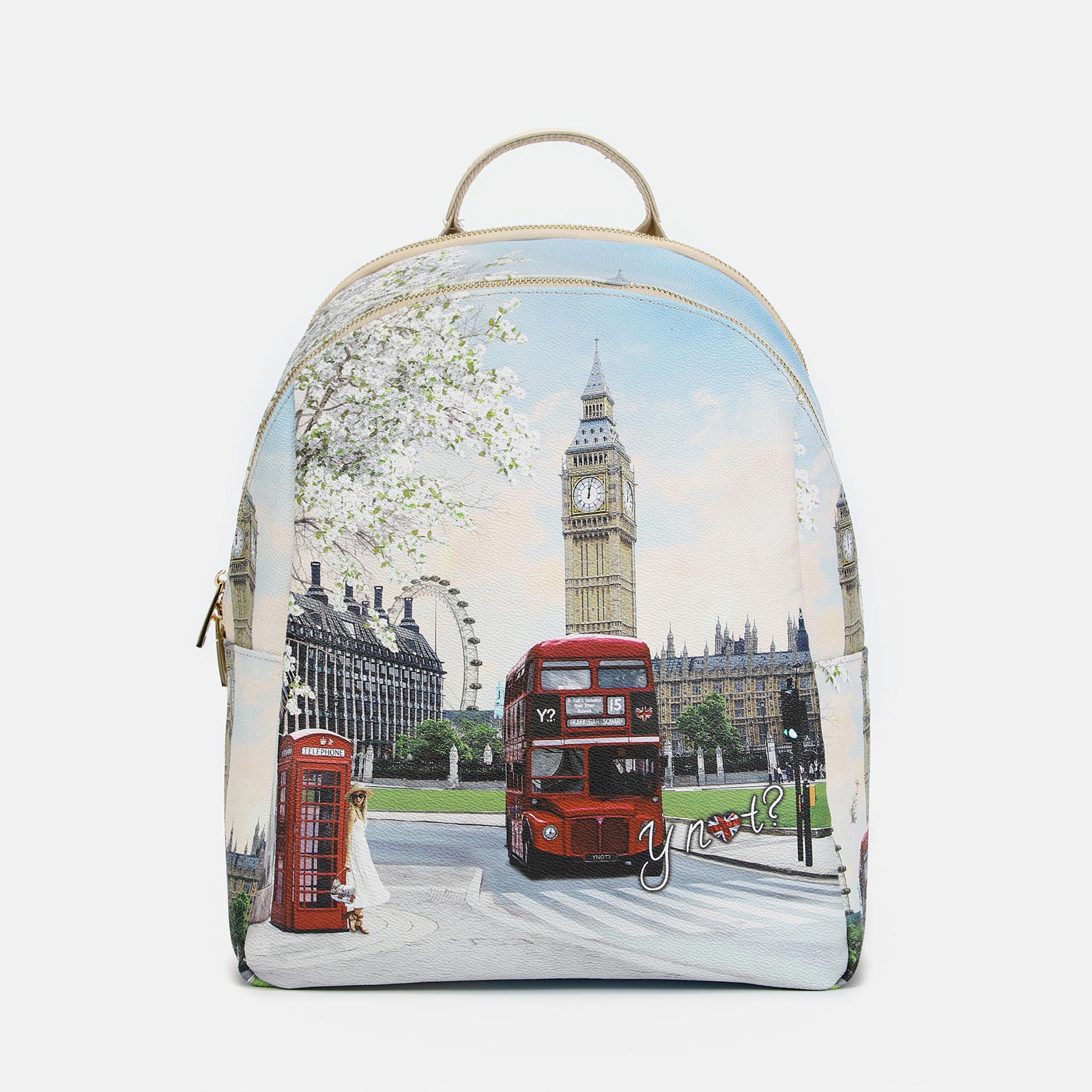 Ynot? Zaino Yes Bag Stampa Città London