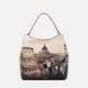 Ynot? Borsa Sacca Large Yes Bag Stampa Città