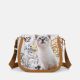 Ynot? Flap Bag Metro Chic  Stampa Dog & Cat