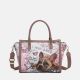 Ynot? Square Bag Metro Chic  Stampa Dog & Cat