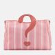 Ynot?Borsa Square Shopping Large Stripes Linea Iconica Mare