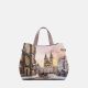 Ynot? Borsa Shopping Yes Bag Stampa Città