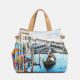 Ynot? Borsa Shopping Yes Bag Stampa Città